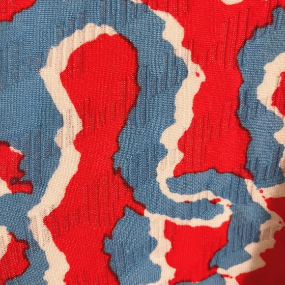 Kenzo Ladies Curvy Lines' Textured V-Neck Jersey Dress - Picture 5 of 8